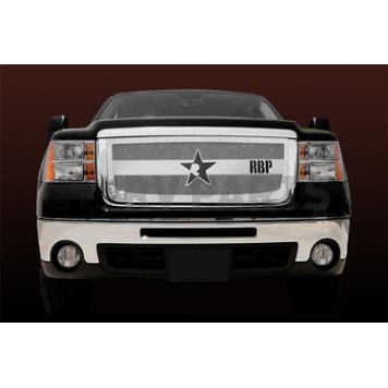 RBP (Rolling Big Power) Grille Insert - Chrome Plated Stainless Steel Rectangular - 851206