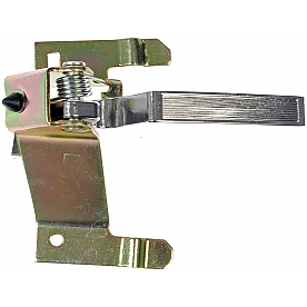 Help! By Dorman Interior Door Handle - Plastic Silver Lever Single - 77030