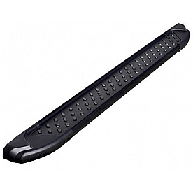 Romik USA Running Board Black Anodized Aluminum Stationary - 62014419