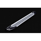 Romik USA Running Board Silver Aluminum Stationary - 62015418