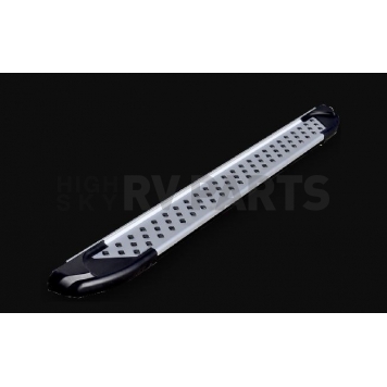 Romik USA Running Board Silver Aluminum Stationary - 62015418