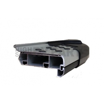 Romik USA Running Board Silver Aluminum Stationary - 62015418-1