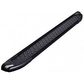 Romik USA Running Board Black Anodized Aluminum Stationary - 62015419