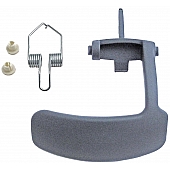 Help! By Dorman Interior Door Handle - Lever Plastic Gray Single - 726MX