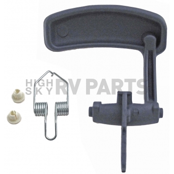 Help! By Dorman Interior Door Handle - Lever Plastic Gray Single - 726MX-1