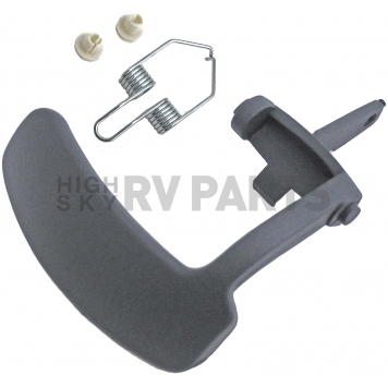 Help! By Dorman Interior Door Handle - Lever Plastic Gray Single - 726MX-2