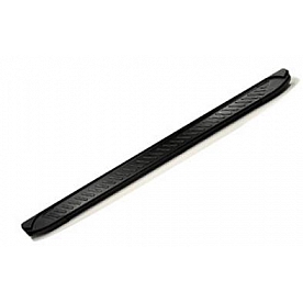 Romik USA Running Board Black Powder Coated Aluminum Stationary - 61821419