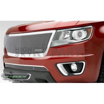 T-Rex Truck Products Grille Insert - Honey Comb Rectangular Polished Stainless Steel - 54267