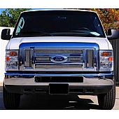 T-Rex Truck Products Grille Insert - Mesh Rectangular Polished Stainless Steel - 54501