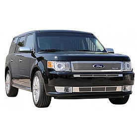 T-Rex Truck Products Grille Insert - Mesh Rectangular Polished Stainless Steel - 54523