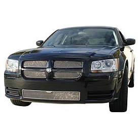 T-Rex Truck Products Grille Insert - Mesh Rectangular Polished Stainless Steel - 54462