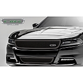 T-Rex Truck Products Grille Insert - Mesh Trapezoid Polished Stainless Steel - 54480