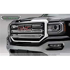 T-Rex Truck Products Grille Insert - Mesh Rectangular Polished Stainless Steel - 54215