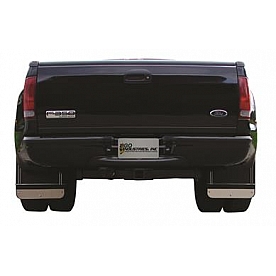 Go Industries Mud Flap - Black Rubber Set Of 2 - S70735SET