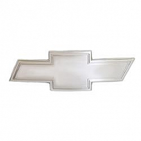 All Sales Emblem - Chevrolet Bow-Tie Silver Aluminum - 96048P