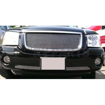 T-Rex Truck Products Grille Insert - Horizontal Bar Rectangular Polished Aluminum - 20385