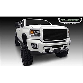 T-Rex Truck Products Grille Insert - Bar Rectangular Black Powder Coated Aluminum - 20211B