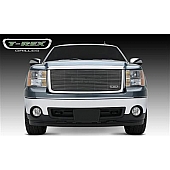 T-Rex Truck Products Grille Insert - Horizontal Bar Rectangular Polished Aluminum - 20204