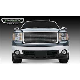 T-Rex Truck Products Grille Insert - Horizontal Bar Rectangular Polished Aluminum - 20204
