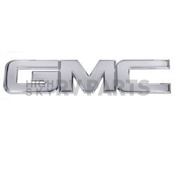 All Sales Emblem - GMC Silver Aluminum - 96505C