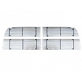 Paramount Automotive Grille Insert - Polished Aluminum 4 Millimeter Horizontal Style - 320199