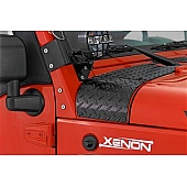 Warrior Products Cowl Vent Cover - Powder Coated Aluminum Black - 923PC