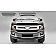 T-Rex Truck Products Grille Insert - Horizontal Bar Rectangular Black Powder Coated Aluminum - 20571B