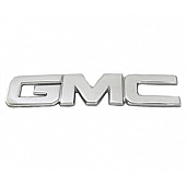 All Sales Emblem - GMC Silver Aluminum - 96510C