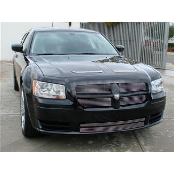 T-Rex Truck Products Grille Insert - Horizontal Bar Rectangular Polished Aluminum - 20462