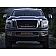 Rigid Lighting Grille Insert - Mesh Trapezoid Black Powder Coated Stainless Steel - 40549
