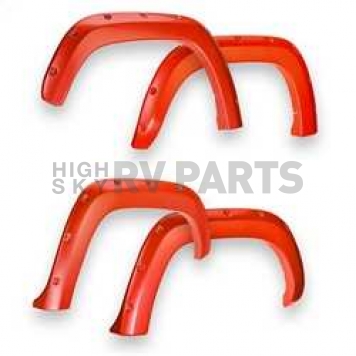 EGR Fender Flare - Inferno Orange - Vehicle Color Code 4X0 ABS Plastic Primered Set Of 4 - 7950844X0