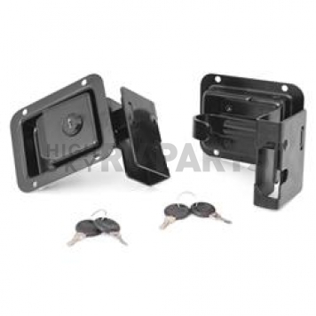 Rugged Ridge Exterior Door Handle - Black Painted Steel Set Of 2 - 1181280