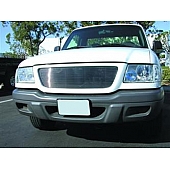 T-Rex Truck Products Grille Insert - Horizontal Bar Trapezoid Polished Aluminum - 20688