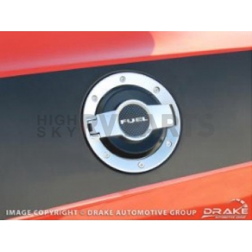 Drake Automotive Fuel Door - Round Aluminum - MO210001S