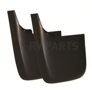 Dee Zee Mud Flap - Black Plastic Set Of 2 - 17929