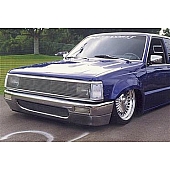 T-Rex Truck Products Grille Insert - Horizontal Bar Rectangular Polished Aluminum - 20630