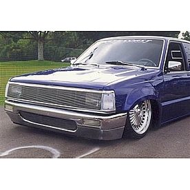 T-Rex Truck Products Grille Insert - Horizontal Bar Rectangular Polished Aluminum - 20630