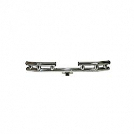 Rugged Ridge Tubular Bumper 1-Piece Design Stainless Steel Silver - 1152201