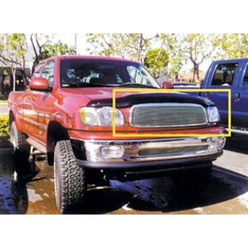 T-Rex Truck Products Grille Insert - Horizontal Bar Rectangular Polished Aluminum - 20955