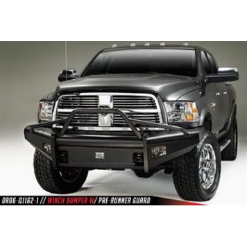 Fab Fours Bumper Premium 1-Piece Design Steel Black - DR06Q11621