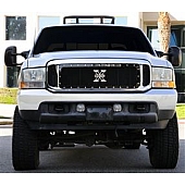 T-Rex Truck Products Grille Insert - Mesh Rectangular Black Powder Coated Steel - 6715701