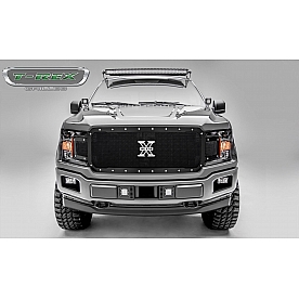 T-Rex Truck Products Grille Insert - Mesh Rectangular Black Powder Coated Steel - 6715711