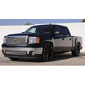 T-Rex Truck Products Grille Insert - Mesh Rectangular Polished Stainless Steel - 6712050