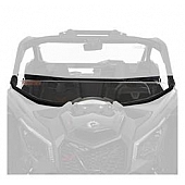 Kolpin Windshield - Half Fixed Stainless Steel Black - 3006