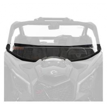 Kolpin Windshield - Half Fixed Stainless Steel Black - 3006
