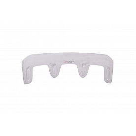 JSP Automotive Roof Visor - Gelcoat Fiberglass Gray - 12357