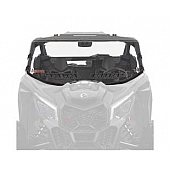 Kolpin Windshield - Full Fixed Stainless Steel Black - 3007