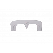 JSP Automotive Roof Visor - Gelcoat Fiberglass Gray - 12351