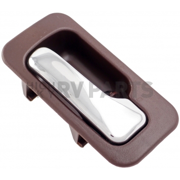 Help! By Dorman Interior Door Handle - Plastic Brown Housing With Silver Lever Single - 92440-2