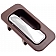 Help! By Dorman Interior Door Handle - Plastic Brown Housing With Silver Lever Single - 92440